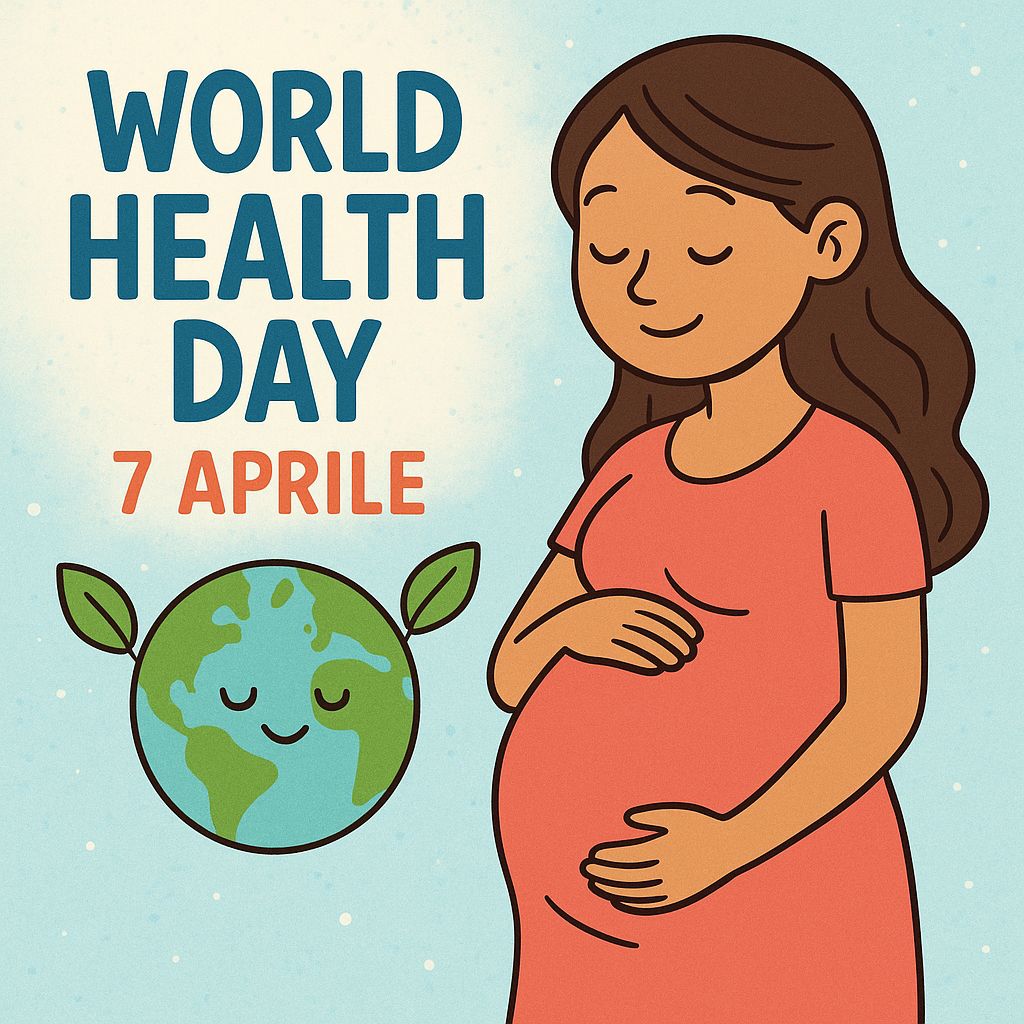 7 aprile, Giornata mondiale della salute, per evidenziare l'importanza della salute e del benessere materno e neonatale